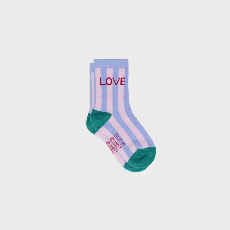 Chaussettes Enfant Rayées Love - Billybelt