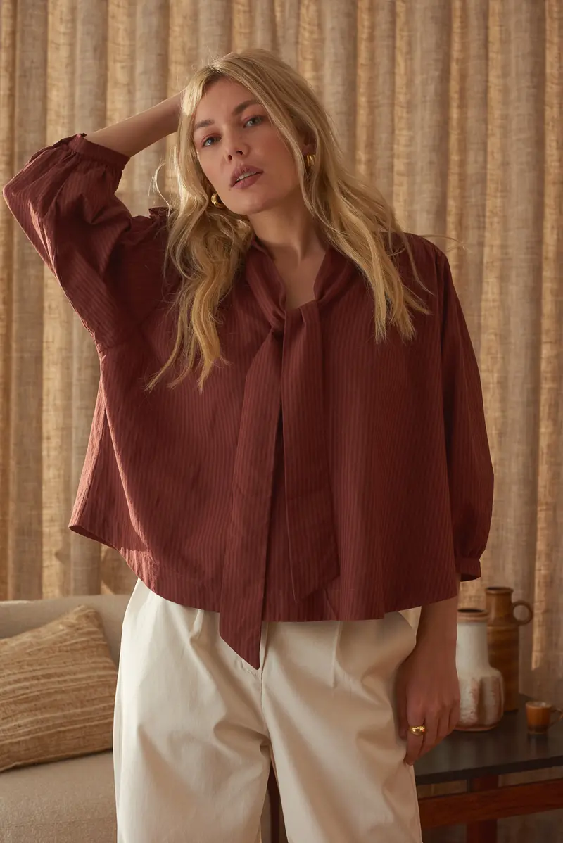 Chemise Clera Brun - Marlot Paris