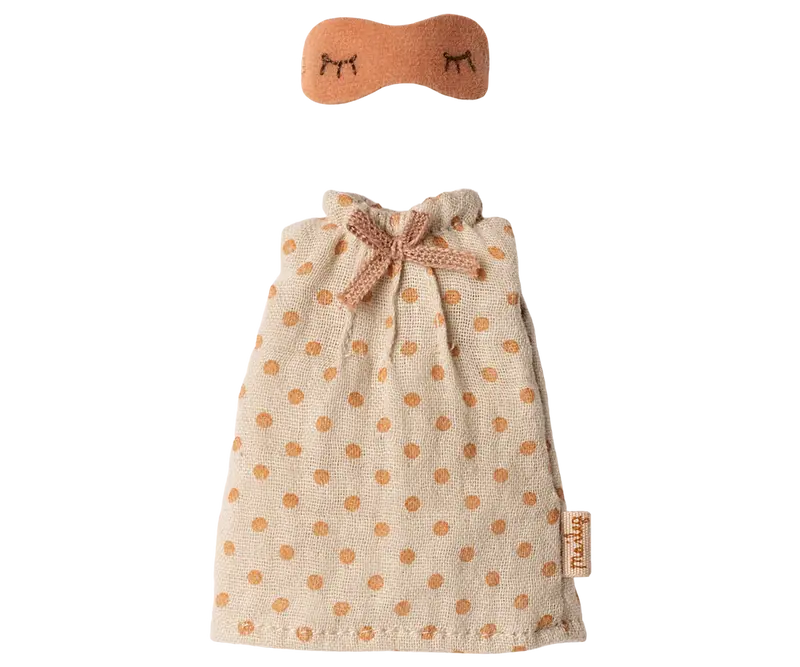 Chemise de nuit Souris Maman & Papa + masque