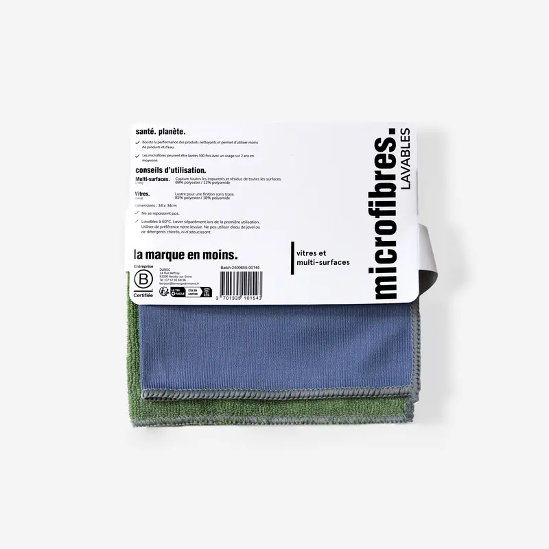 Chiffons microfibres Pack Moyen