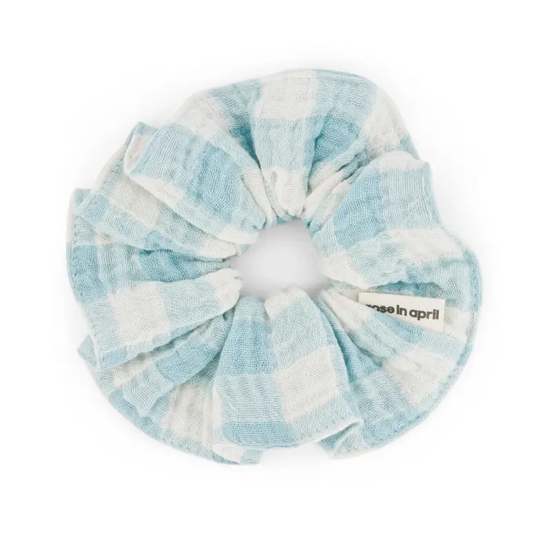 Chouchou Vichy Bleu - Rose In April
