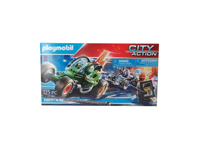 City Action -  Police karts de police et bandit - Set  70577