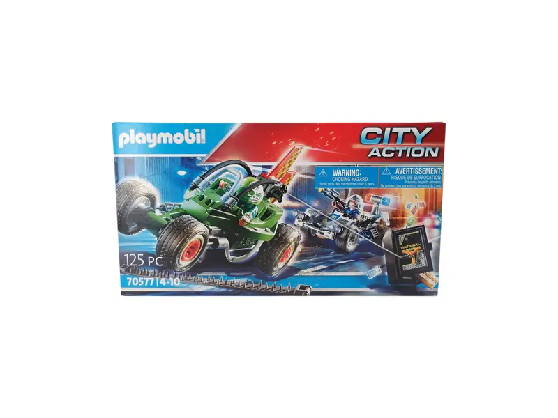 City Action -  Police karts de police et bandit - Set  70577