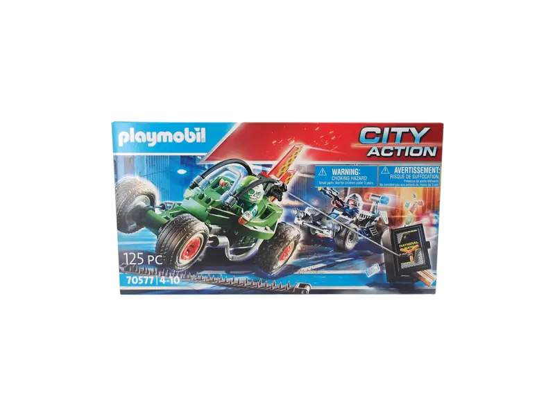 City Action -  Police karts de police et bandit - Set  70577