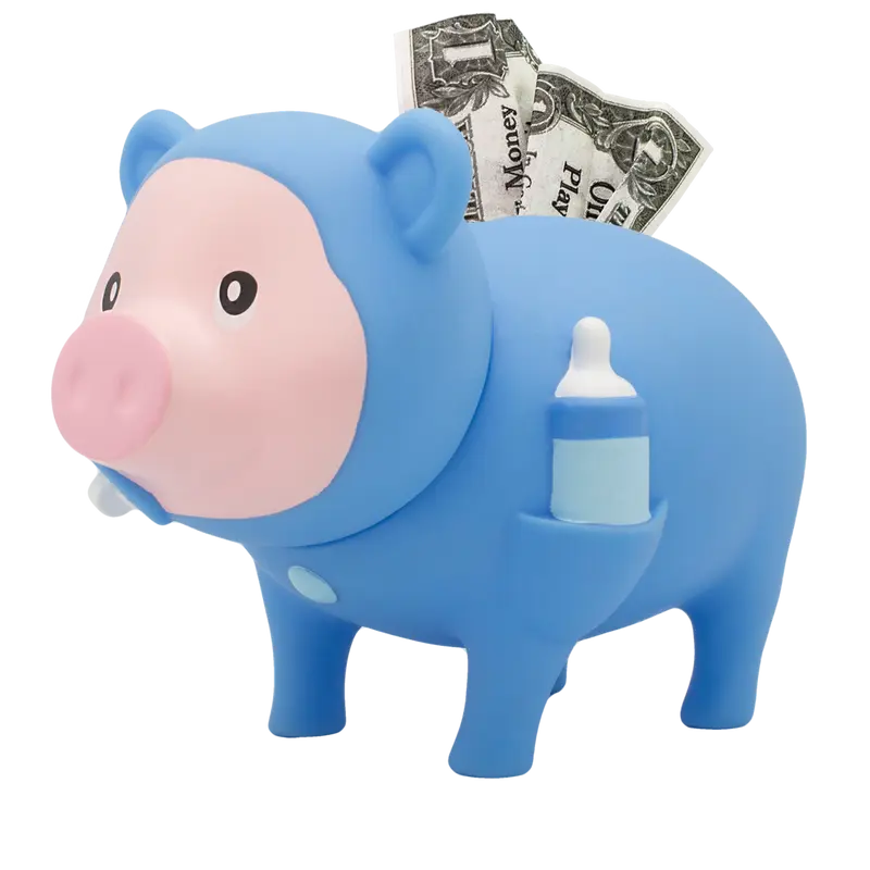 Cochon Bébé Garçon Bleu