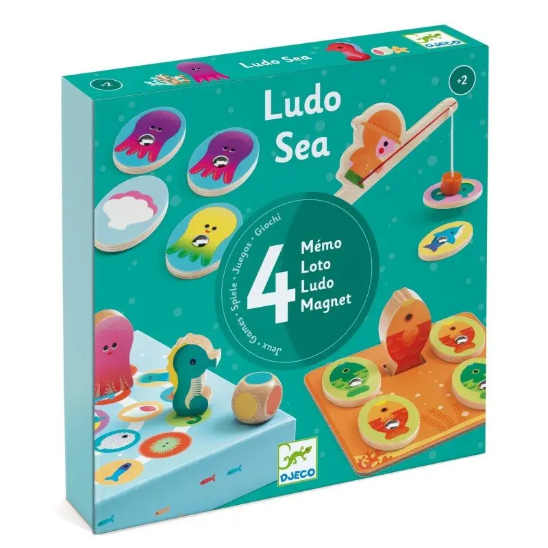 Coffret 4 jeux LudoSea 2 ans