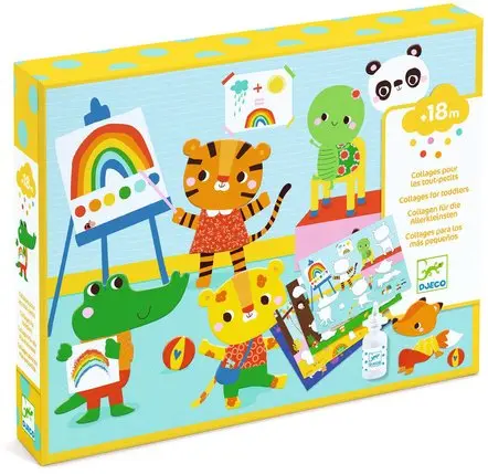Coffret collage tout-petits dès 18 mois - Ma journée