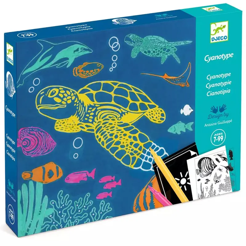 Coffret cyanotype enfants Outremer