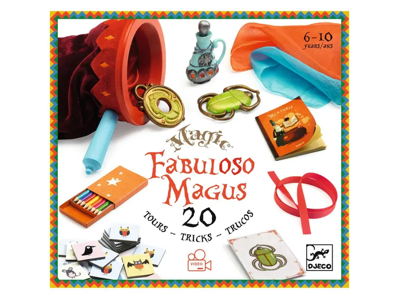 Coffret de 20 tours de magie Fabuloso Magus