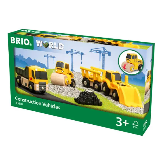 Coffret de 3 engins de chantier