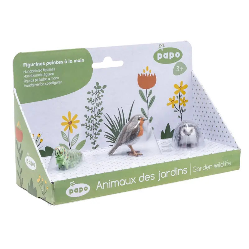 Coffret insectes (Hérisson - Rouge-gorge - Chenille)