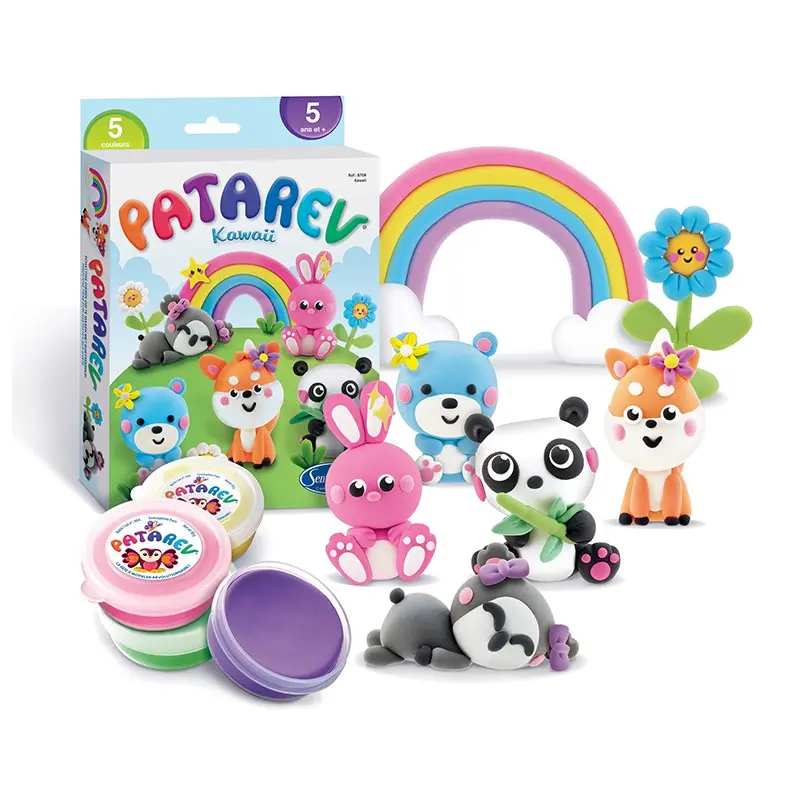Coffret Patarev Animaux Kawaii - Pâte à Modeler Créative
