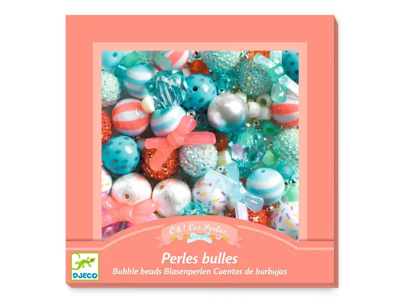 Coffret perles argentées 200+ pièces - 5 colliers 4-8 ans