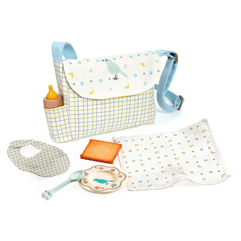Coffret repas bébé - Sac, biberon et accessoires
