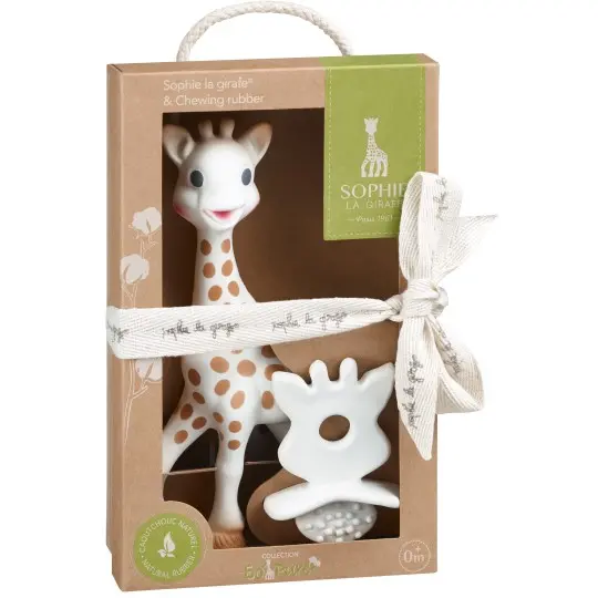 Coffret Sophie la girafe et chewing rubber So'pure