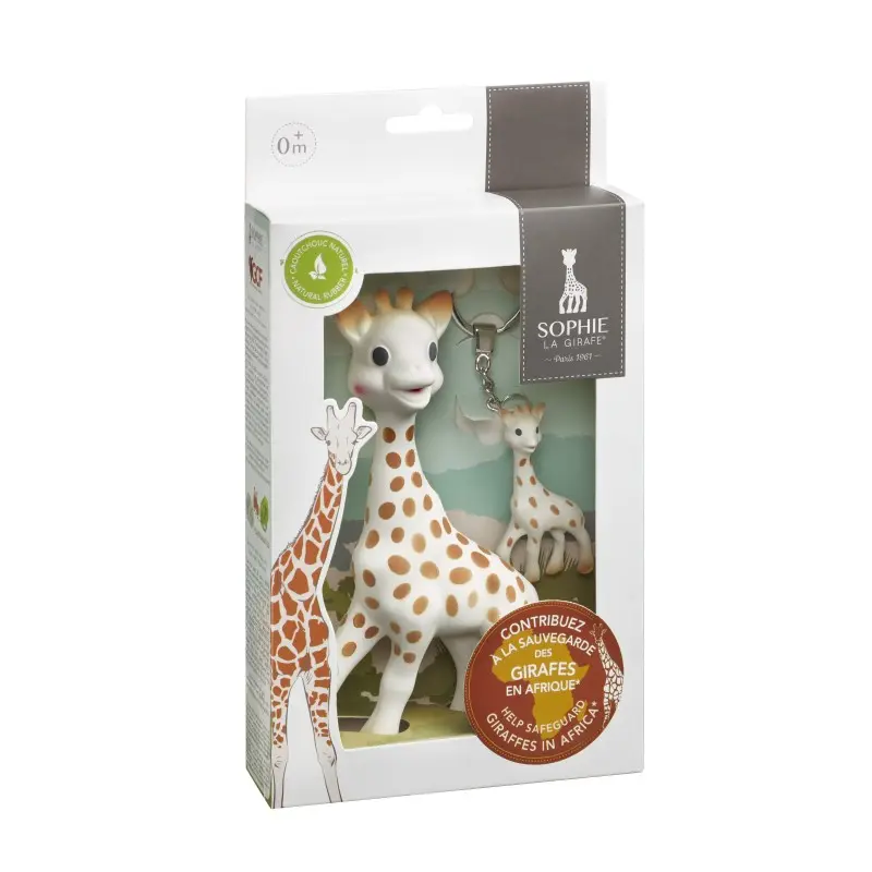 Coffret Sophie la Girafe + Porte clés