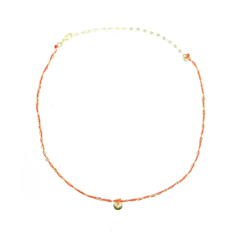 Collier Empreinte Orange Salé - Monsens