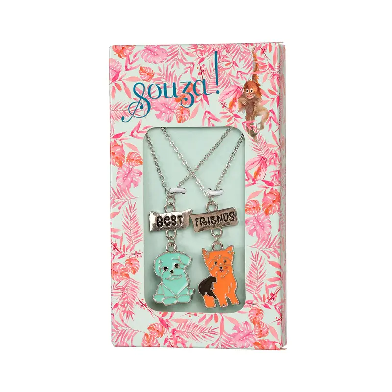Colliers BFF Chiens - Lot de 2 en Boîte Cadeau