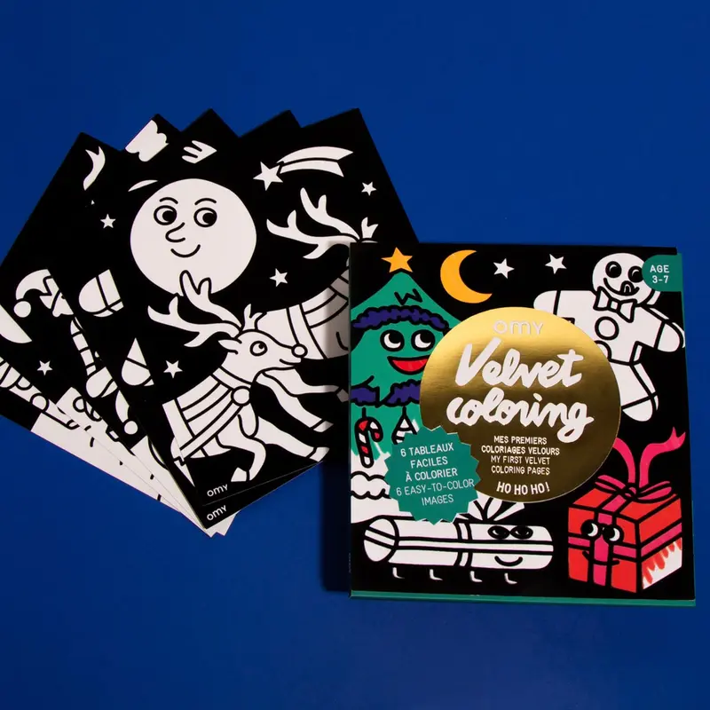 Coloriage Velours Ho Ho Ho - Omy