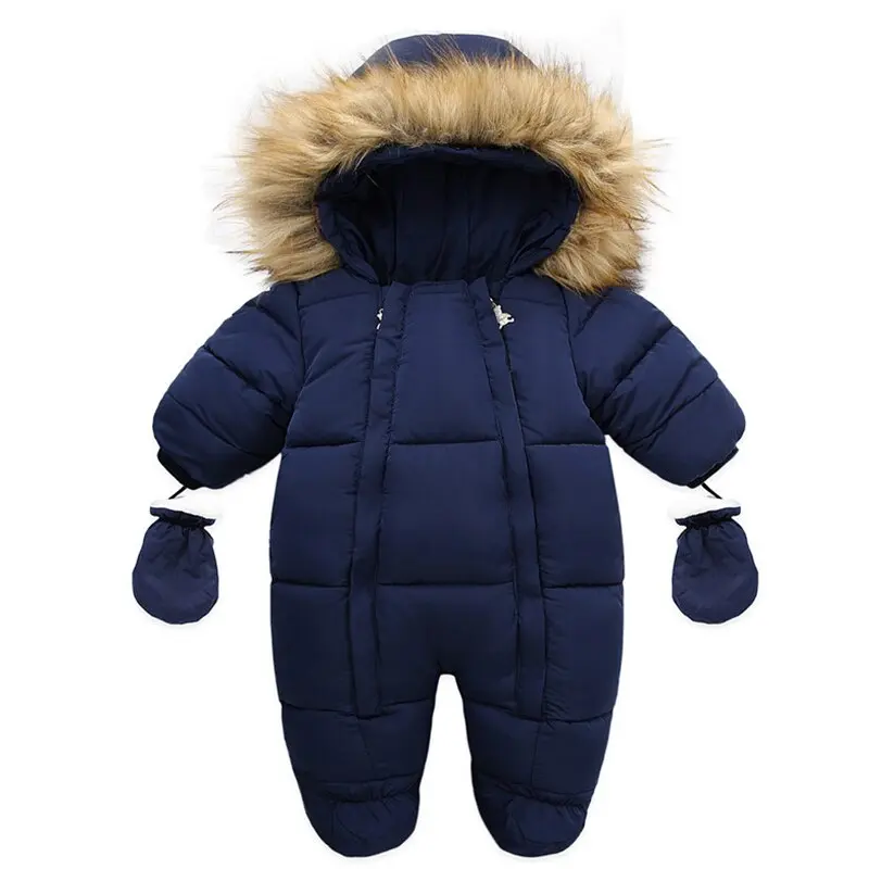 Combi-Pilote Hiver Bébé Hydrofuge à Capuche Cocon – 6-24 mois