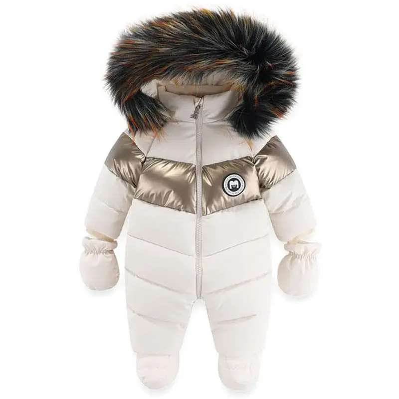 Combi-Pilote Hiver Bébé Hydrofuge Nordic à Capuche – 6-24 mois