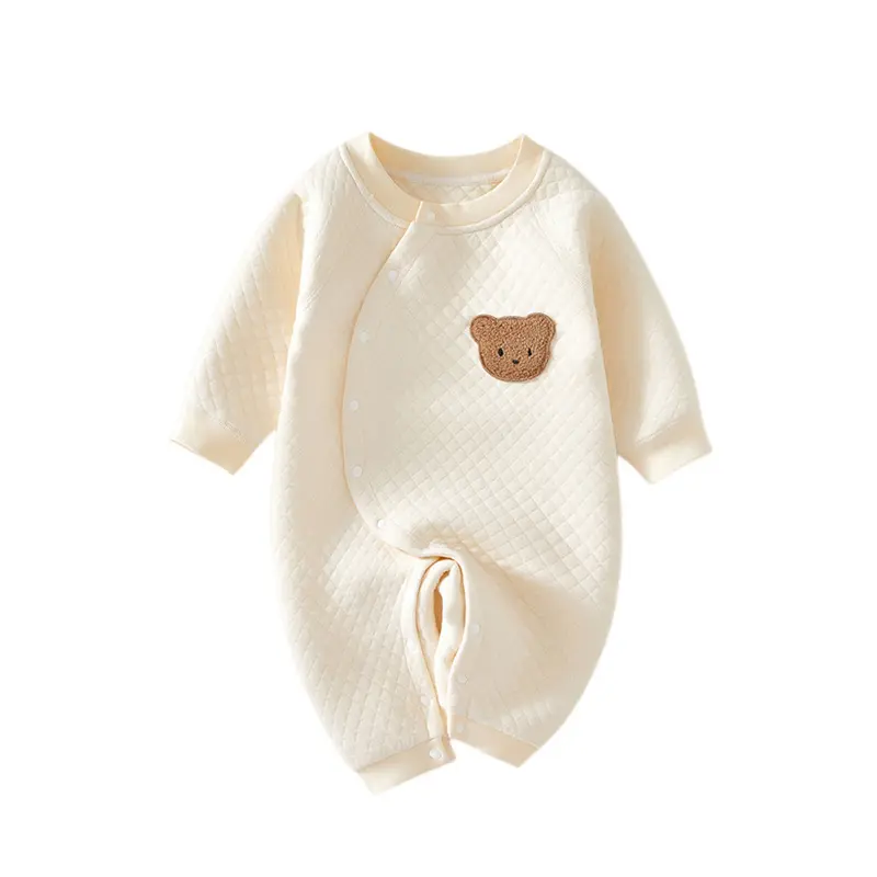 Combinaison Bébé en Coton Mon Petit Ourson – Pressions 6-18 mois