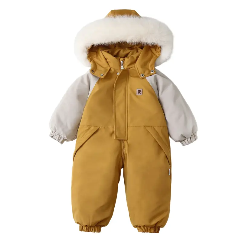 Combinaison de Ski Enfant Capuche Fausse Fourrure Montikids – 2-5 ans