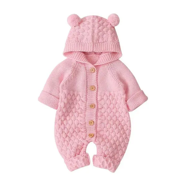 Combinaison Hiver Bébé à Capuche Léon – 3-24 mois
