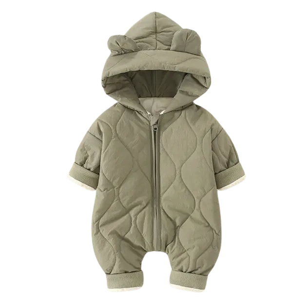 Combinaison Hiver Bébé Lilou à Capuche – Doublure Polaire 3-24 mois
