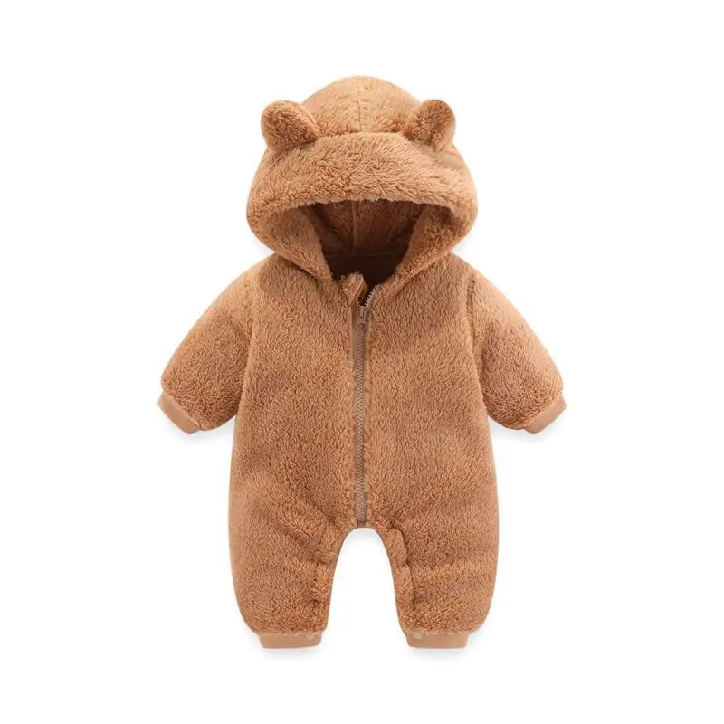 Combinaison Hiver Bébé Polaire Ourson à Petites Oreilles – 0-12 mois