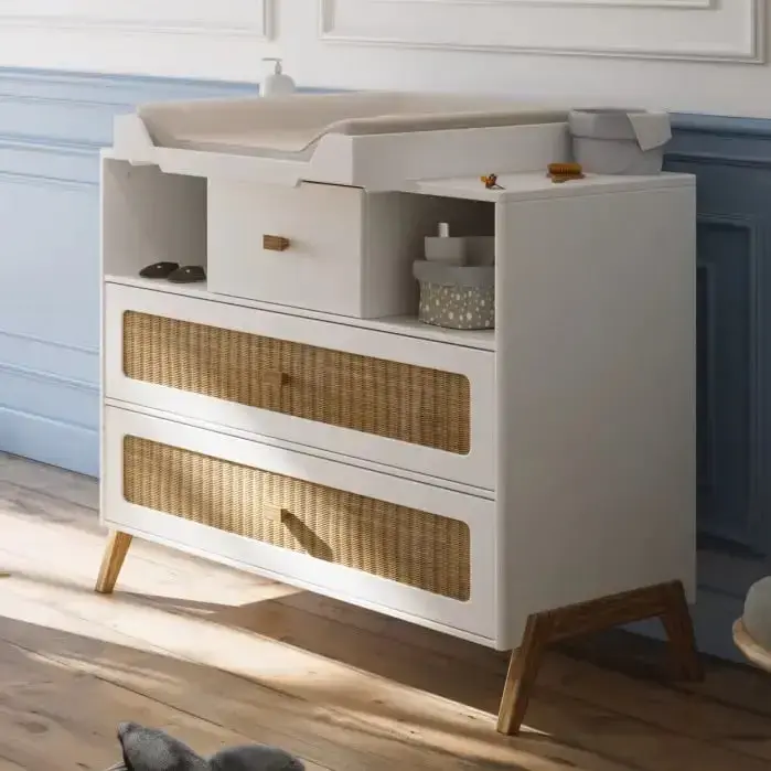 Commode à langer Marélia Neige