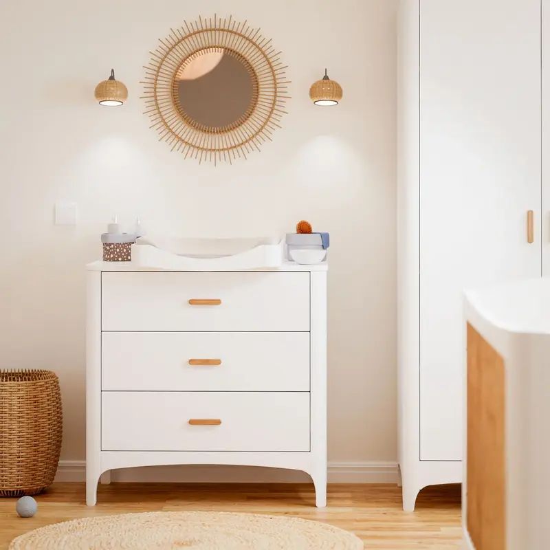 Commode bébé Théo Nérée Neige