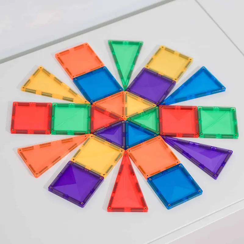 Connetix Jeu magnétique Mini pack Arc-en-ciel 24 pièces