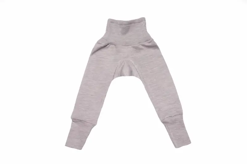 Cosilana Pantalon laine/soie gris chiné