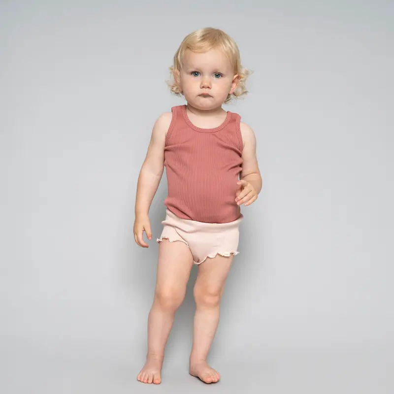 Cotton & Silk Billund Top - Antique Red - 3-5y