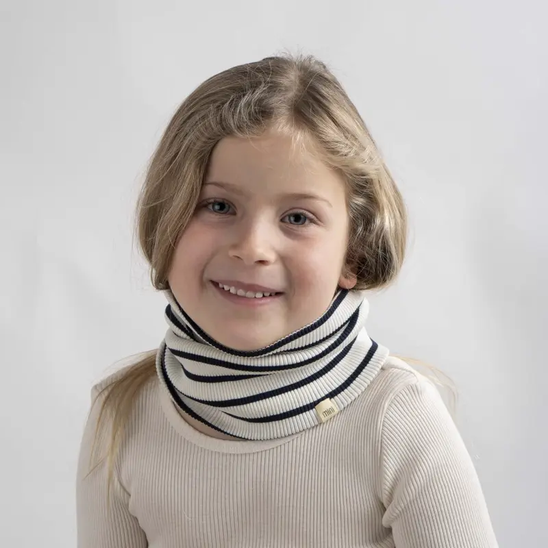Cotton & Silk Snood - Sailor - One size
