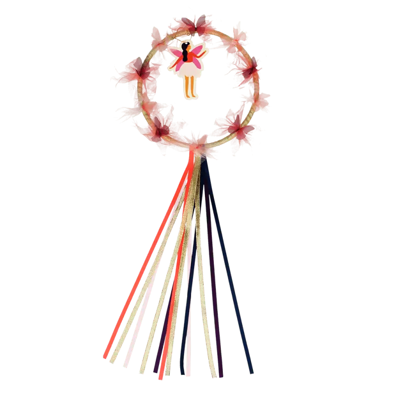 Couronne de guirlandes féeriques