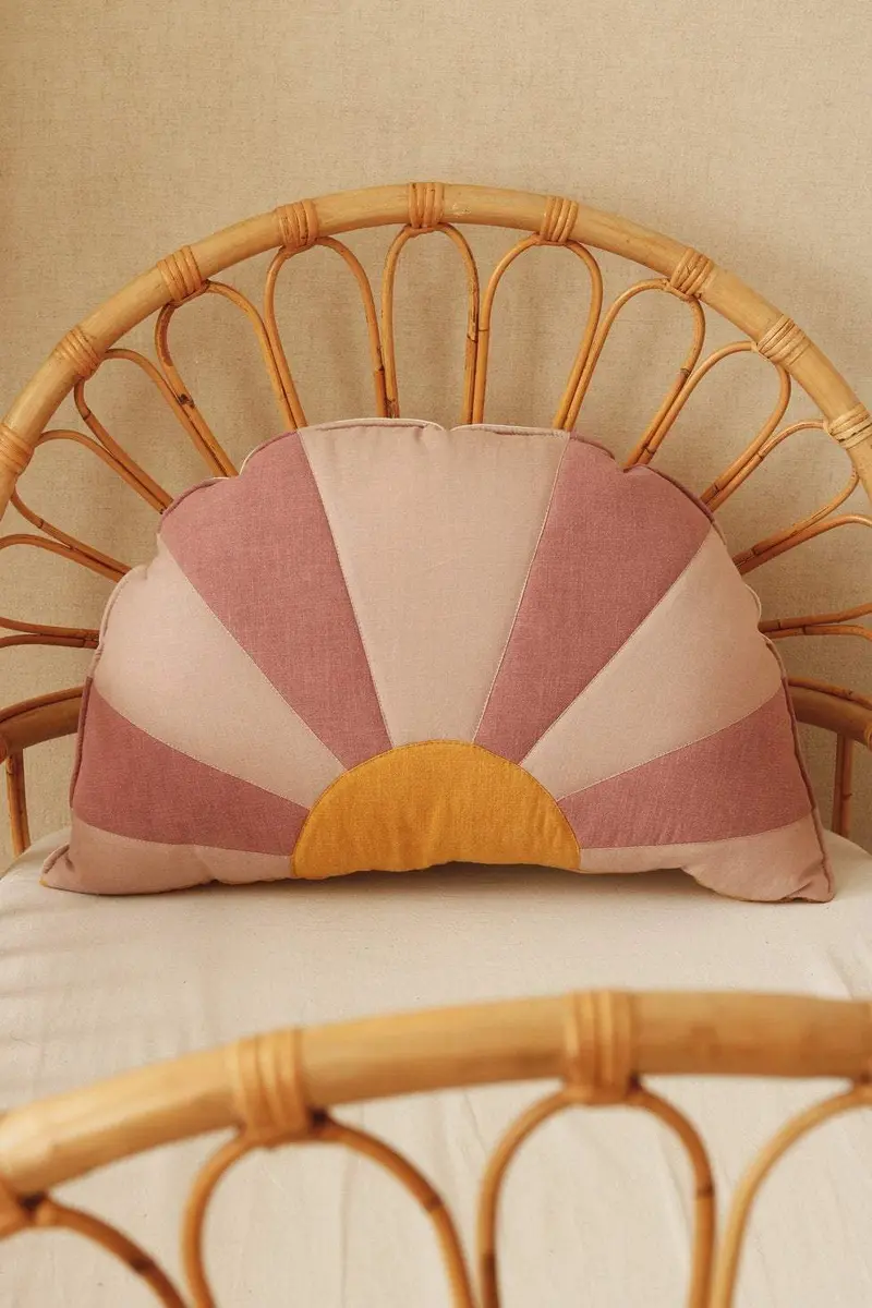 Coussin, Rose • Soleil