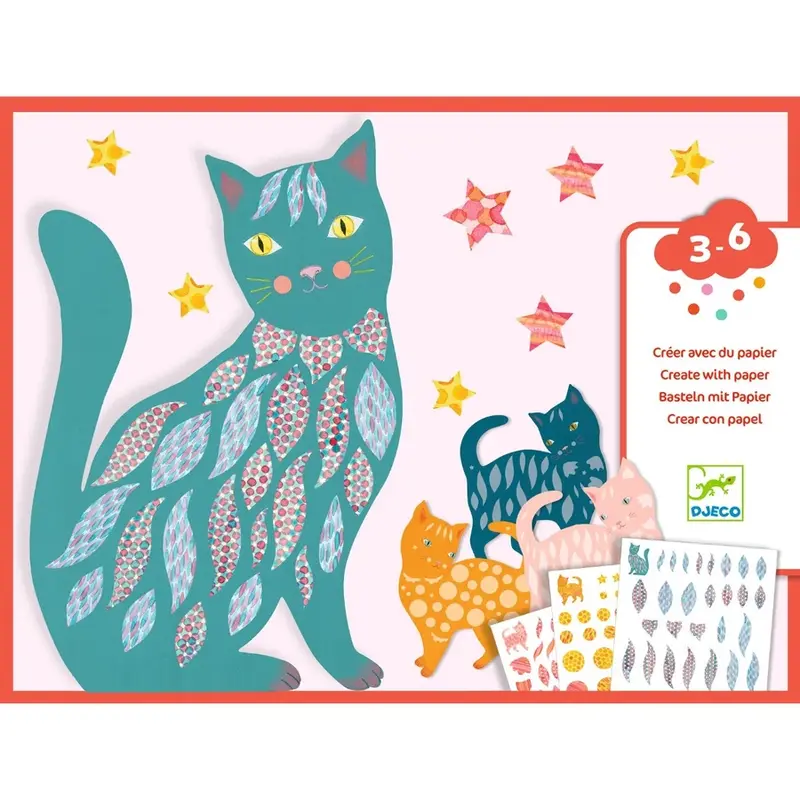 Créer avec du papier Les jolis chats d’Élodie
