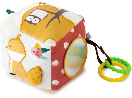 Cube d'activités bébé Forêt ultra-doux