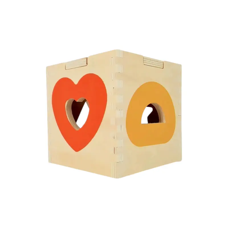 Cube d'encastrement en bois