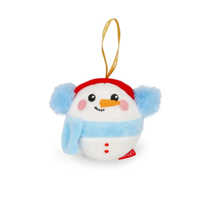 Décoration de Noël en Peluche - Bonhomme de neige