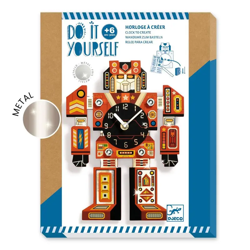 Do it yourself - Horloge robot à créer