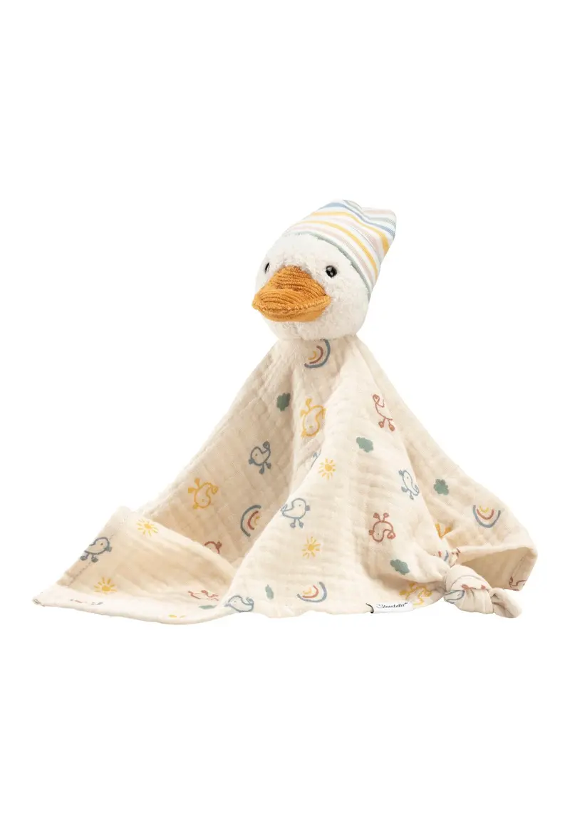 Doudou Canard Edda L avec hochet
