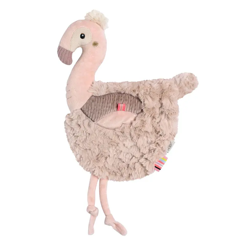 Doudou flamant rose – 33 cm
