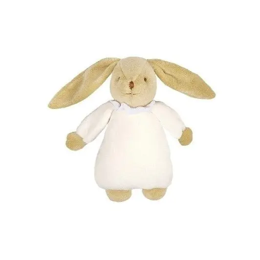 Doudou musical Lapin ivoire - cadeau de naissance