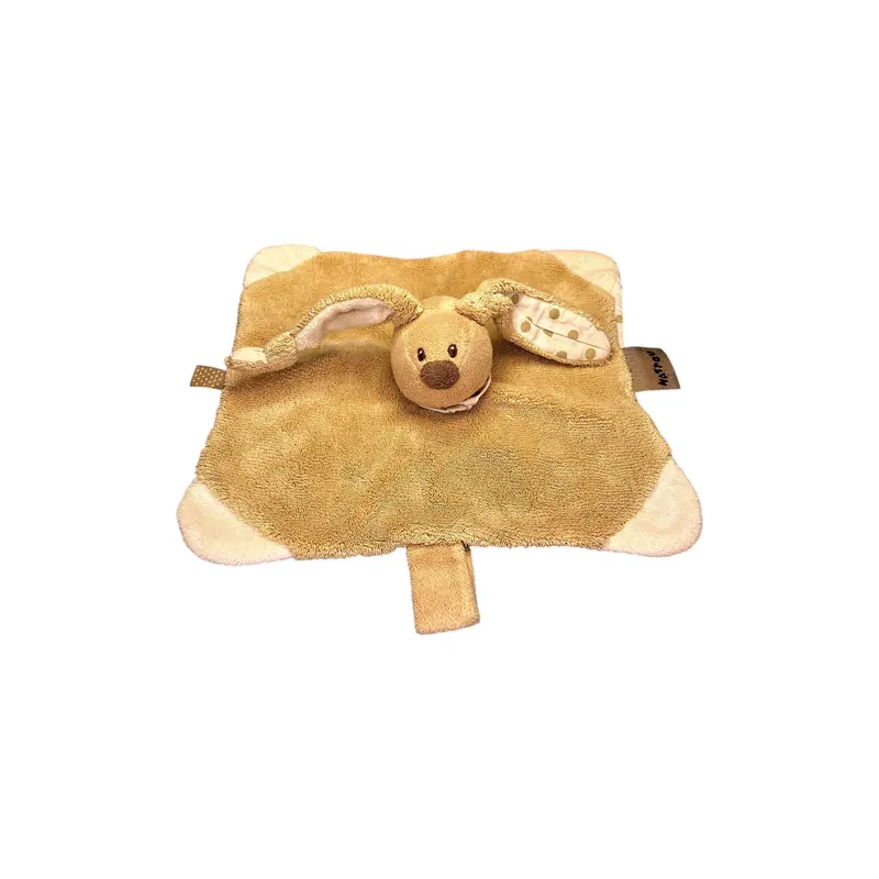 Doudou plat - Lapin Cappuccino