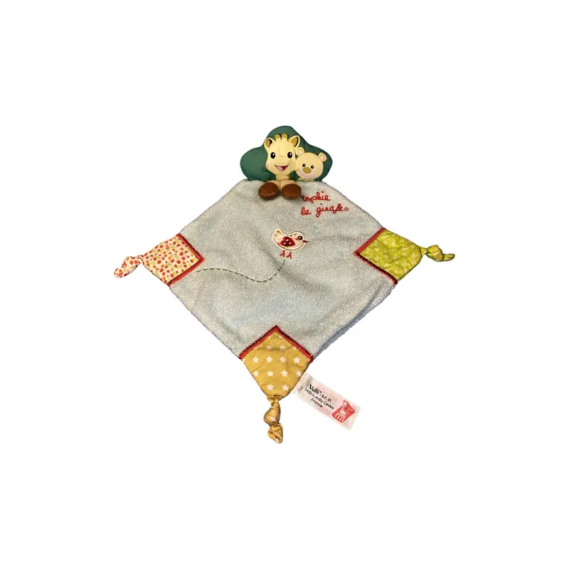 Doudou plat Sophie la girafe