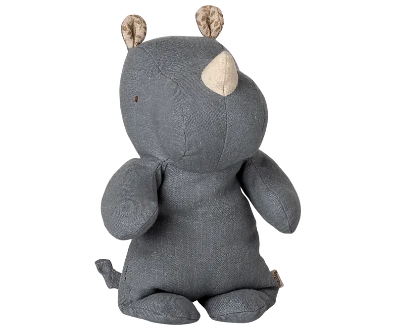 Doudou Rhino Bleu Grisé - Maileg