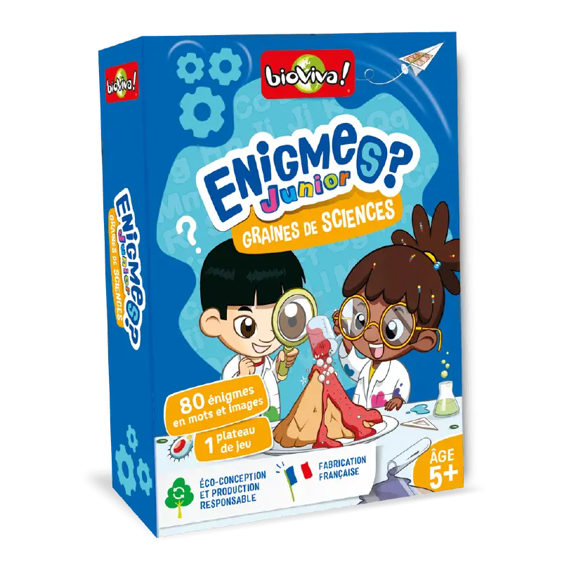 Énigmes Junior Graines de sciences - Jeu éducatif 5 ans